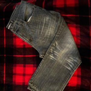 Mens Pre Worn Distressed Jean